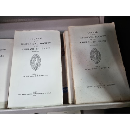 16 - A large collection of historical society of the Church in Wales books dating from 1965-1974 along wi... 