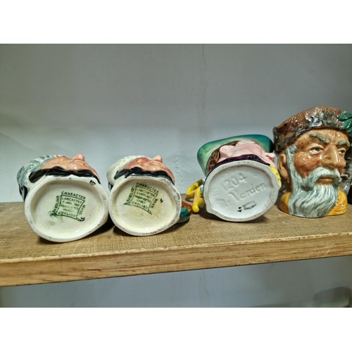 23 - A large collection of 23x Toby jugs of various sizes and makers including Royal Doulton Robinson Cru... 