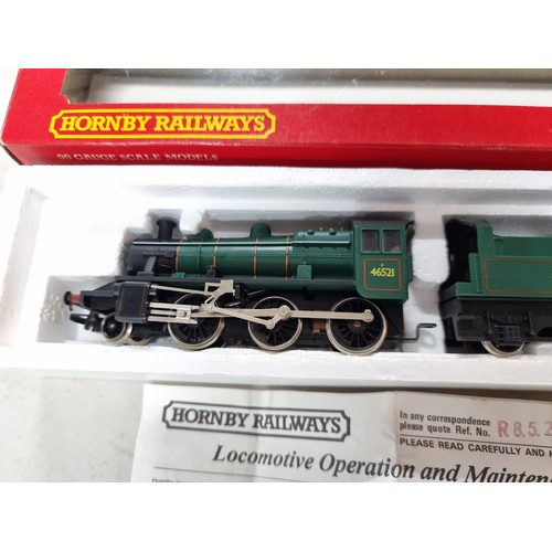 53 - Boxed Hornby R852 Class 2 Ivatt 2-6-0 locomotive and tender, BR Brunswick Green, orange lined livery... 