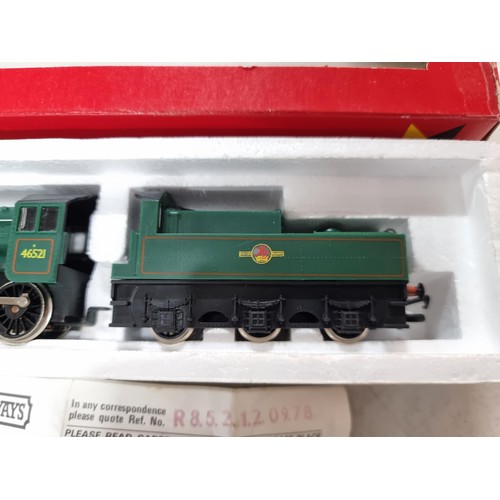 53 - Boxed Hornby R852 Class 2 Ivatt 2-6-0 locomotive and tender, BR Brunswick Green, orange lined livery... 