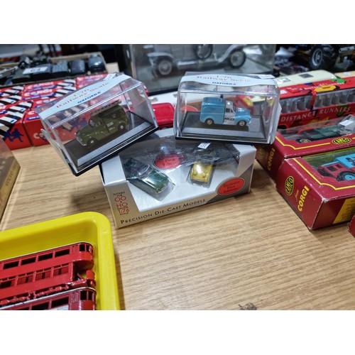 63 - Large quantity of diecast vehicles inc 7x boxed Cameo lorries, a Days Gone trackside vintage Pilking... 