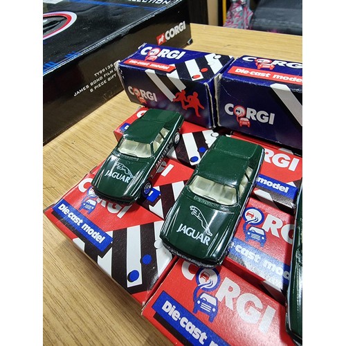 65 - Collection of 15x boxed Corgi junior diecast cars inc 3x Jaguar XJ-S, Jaguar XJ40, Mercedes 2.3 etc