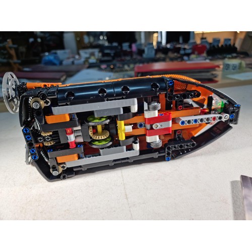 68A - Good quality Lego Technic 42120 rescue hovercraft fully built complete with instruction manual