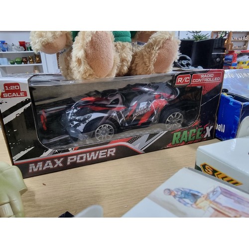 74 - Quantity of toys and diecast vehicles to include Max Power Race X radio controlled car, House of Com... 