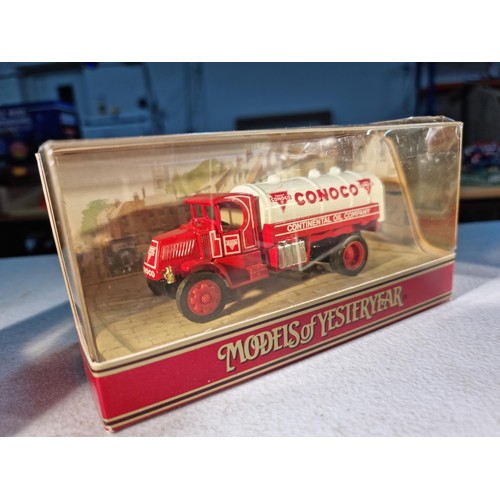 84 - 4x boxed models of yesteryear diecast vehicles inc Bugatti Royale, Yorkshire Steam Wagon, Mac truck ... 