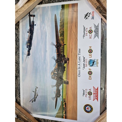 99 - Large collection of posters to include Batman, Superman, Lancaster Bomber with pilot signatures, Sta... 