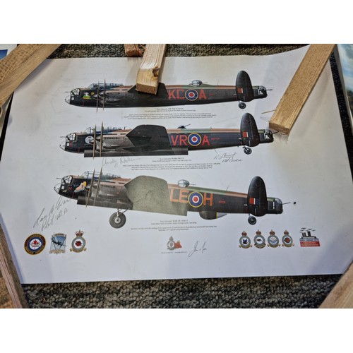 99 - Large collection of posters to include Batman, Superman, Lancaster Bomber with pilot signatures, Sta... 