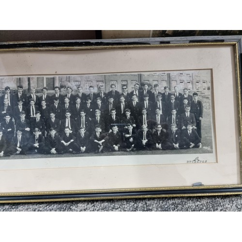 101 - Collection of 6x vintage framed and glazed photos inc Westcliff High School for Boys 1963-64 along w... 