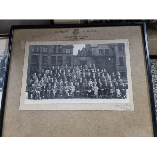 101 - Collection of 6x vintage framed and glazed photos inc Westcliff High School for Boys 1963-64 along w... 