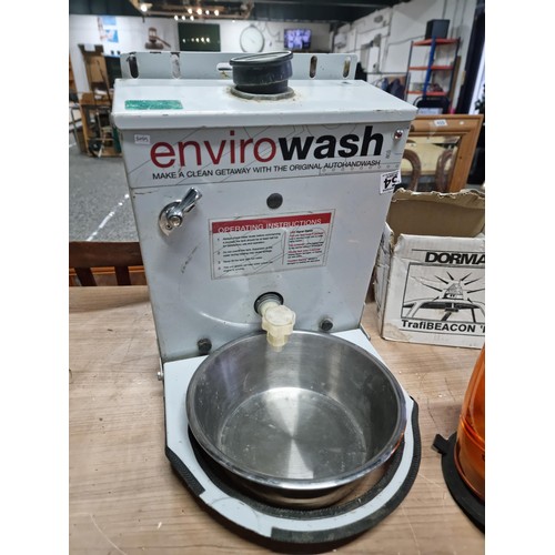 354 - An Envirowash complete unit, complete with bowl. Ideal for workplace use along with a boxed Dorman T... 