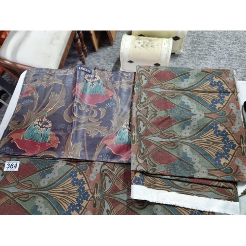 364 - Quantity of collectables to include 3x pieces of Liberty of London fabric along with an original Pri... 