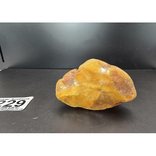 229 - A huge genuine piece of natural raw unpolished honey amber with a weight of 69.6g, this specimen is ... 