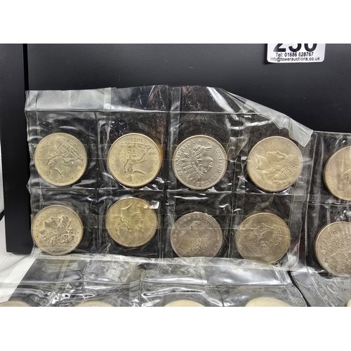 230 - A large collection of approx 48 fantasy and novelty American dollar coins of various designs, these ... 