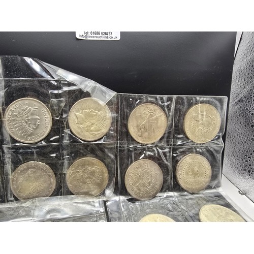 230 - A large collection of approx 48 fantasy and novelty American dollar coins of various designs, these ... 