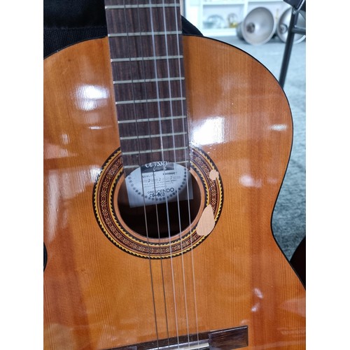 374 - 3 acoustic guitars, including 2 nylon strung classical style models (Odyssey and Herald) along with ... 