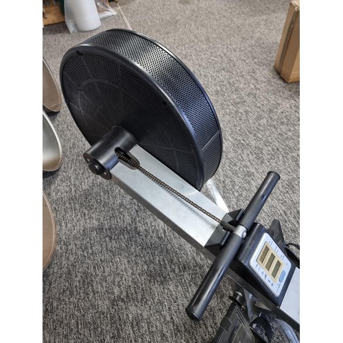 416 - Good quality Roger Black rowing exercise machine - fan operated with a digital screen to track your ... 