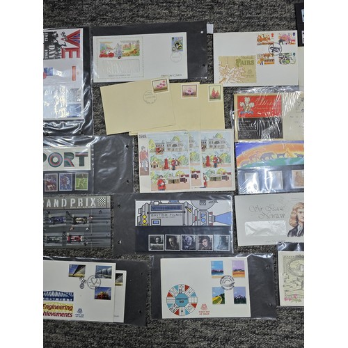 273 - A comprehensive collection of various first day covers and themed Royal Mail mint stamp sets which i... 