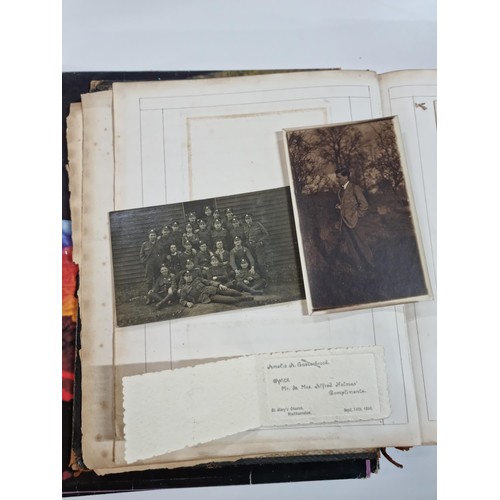 301 - Good antique Family Holy Bible dated 1865 featuring hand written notes on the first two pages relati... 