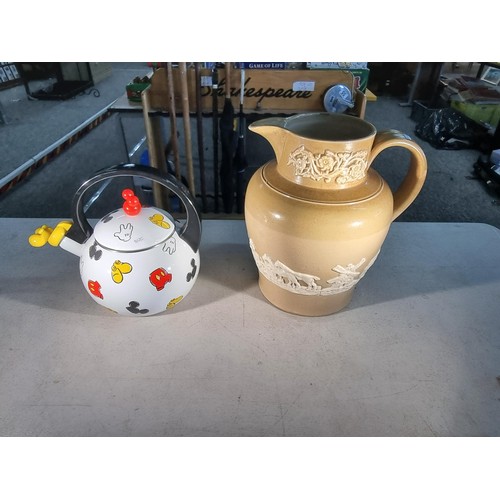 24 - Good quality Disneyland Disney World Mickey Mouse body parts kettle complete with foot spout in good... 