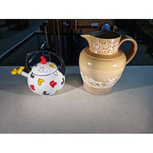 24 - Good quality Disneyland Disney World Mickey Mouse body parts kettle complete with foot spout in good... 