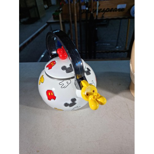 24 - Good quality Disneyland Disney World Mickey Mouse body parts kettle complete with foot spout in good... 