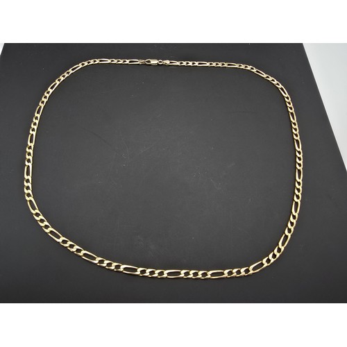 260 - An impressive hallmarked 9ct yellow gold Italy long neck chain (27