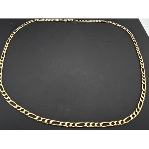 260 - An impressive hallmarked 9ct yellow gold Italy long neck chain (27