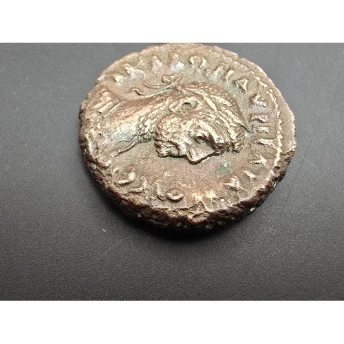 236 - An interesting ancient coin which appears to be an Egyptian AD 270-275 coin depicting Alexandria Aur... 