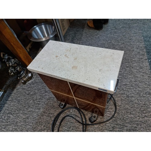 302A - Fischer high performance free standing ceramic tile heater radiator in very good condition with wifi... 