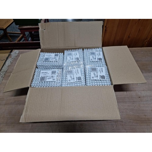 348 - Box of electrical connection boxes all new and sealed, each block contains 10 pieces. 25 blocks in t... 