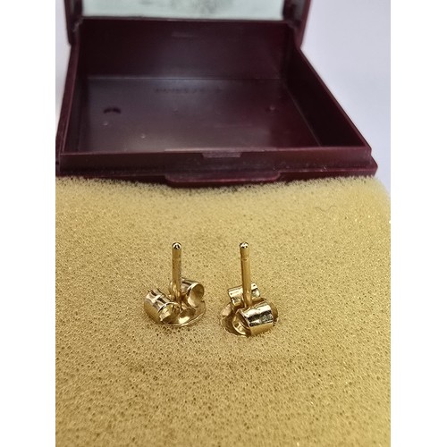 217 - A bundle of 4 pairs of earrings which includes 3 pairs of 925 silver earrings and a pair of 18ct gol... 