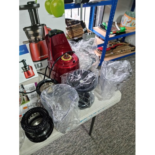 355 - 2x as new boxed kitchen appliances inc a Ambiano slow juicer with accessories along with a Veggie Bu... 