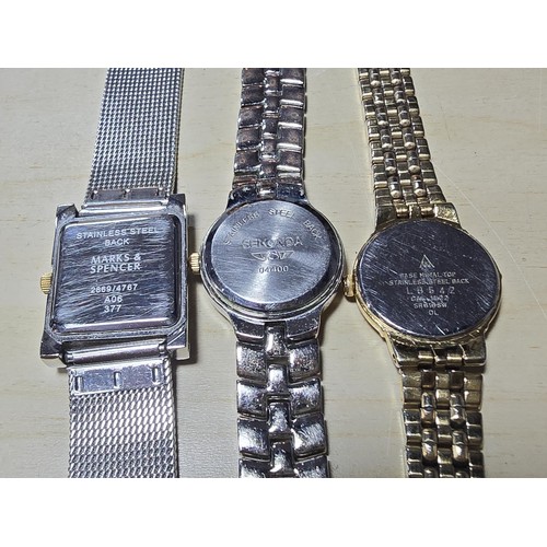 269 - A collection of 6x various wristwatches to include a vintage watch by Time Chain, an attractive 