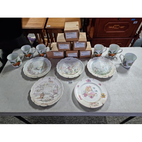 394 - Quantity of various ceramic  items to include 6x Royal Worcester boxed Country Kitchen mugs, 5x Roya... 