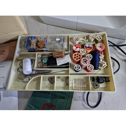 4 - A Toyota model RS2000 sewing machine having many stitch patterns and complete with its pedal along w... 