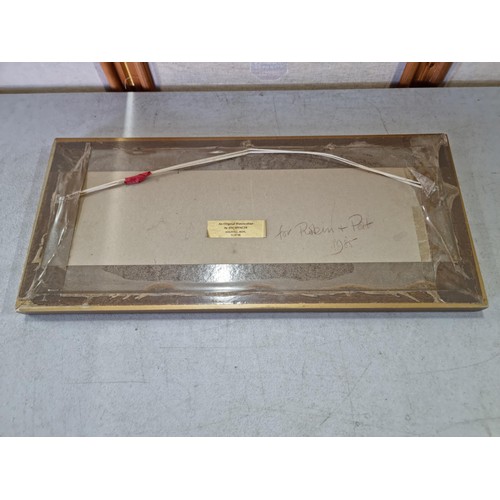 61 - Good quality framed and glazed original watercolour of a coastal scene, well executed signed to the ... 