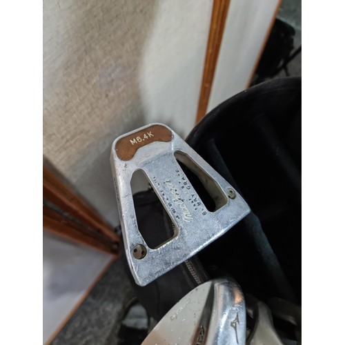 77 - Good quality Left hand set of golf clubs to include 9 ping eye 2 irons with graphite shafts numbered... 