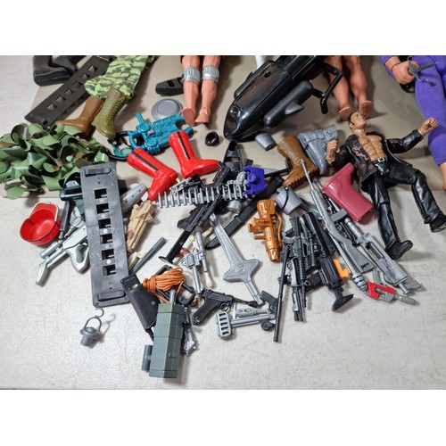 91 - Large quantity of Action Man figures and other toys inc 7x Action Man figures in various outfits inc... 