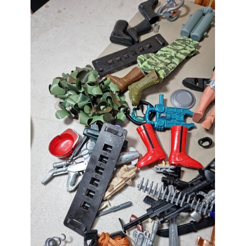 91 - Large quantity of Action Man figures and other toys inc 7x Action Man figures in various outfits inc... 