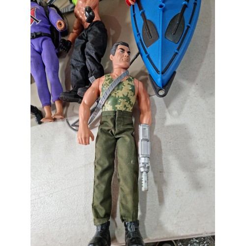 91 - Large quantity of Action Man figures and other toys inc 7x Action Man figures in various outfits inc... 