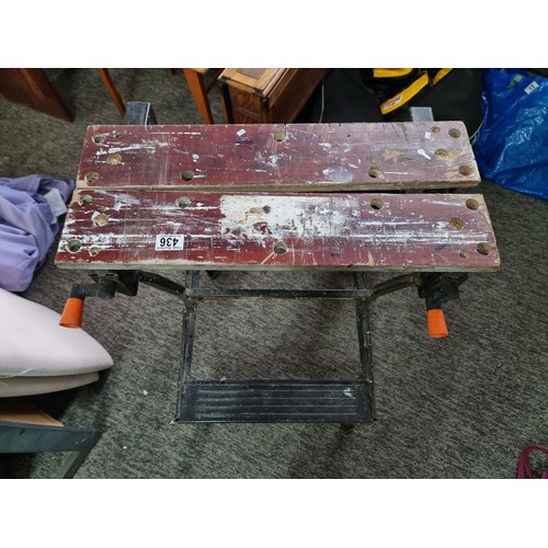 436 - Good quality Black & Decker Workmate in good working order.