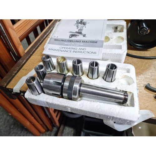 430 - A Clarke metalworker milling/drilling machine model No. CMD300 along with a full set of original  to... 