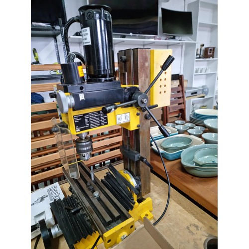 430 - A Clarke metalworker milling/drilling machine model No. CMD300 along with a full set of original  to... 