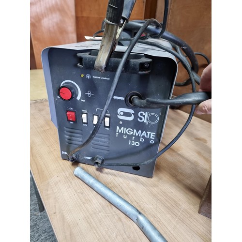 SIP Migmate 130 Turbo MIG welder, it comes complete with cables ...