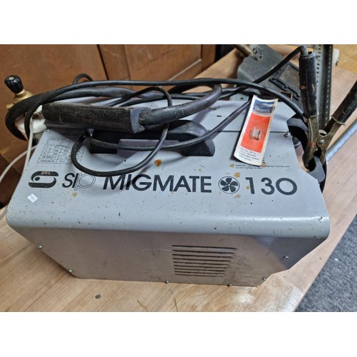 SIP Migmate 130 Turbo MIG welder, it comes complete with cables ...