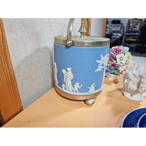 51 - A selection of items to include a quality Royal Copenhagen Christmas plate and cup and saucer set da... 