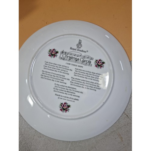 51 - A selection of items to include a quality Royal Copenhagen Christmas plate and cup and saucer set da... 