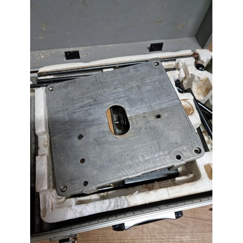 2x cased tools sets to include a ELU router and table both in good ...