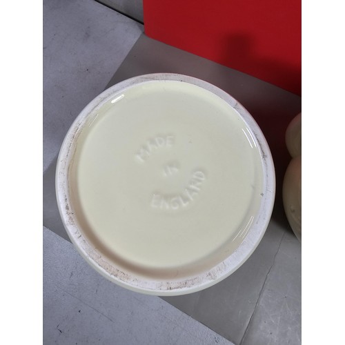 68 - A pair of good quality Aga ceramic kitchen items to include a Aga jug and a 8 person teapot both in ... 