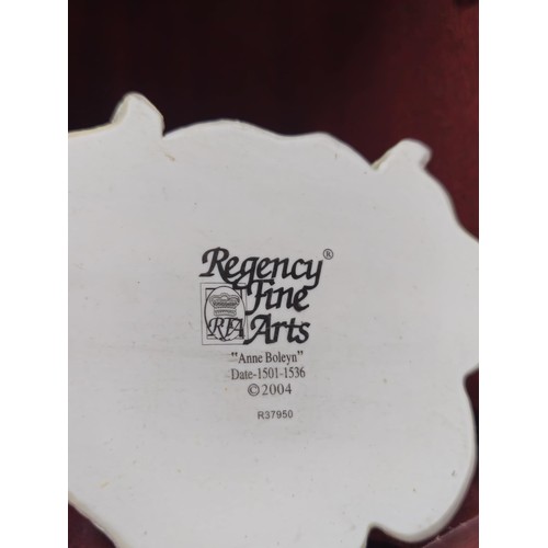 71 - Collection of resin figurines by Regency Fine Arts to include Henry the VIII and his 6 wives, all ar... 